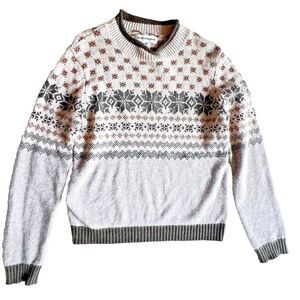 VTG Evan-Picone Sweater cozy  Womens SZ M Ramie Long luxury ugly sleeve Pullover